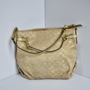COACH Gold classic C Hobo Purse
